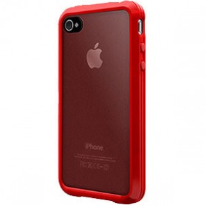 SwitchEasy Trim Hybrid Red Case for Apple iPhone 4