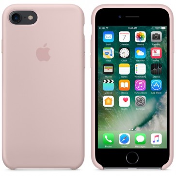 Silicone Case for Apple iPhone 7 - Pink Sand