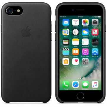 Leather Case for Apple iPhone 7 Black