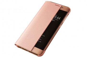 Official Huawei P20 Smart View Flip Case - Rose Gold