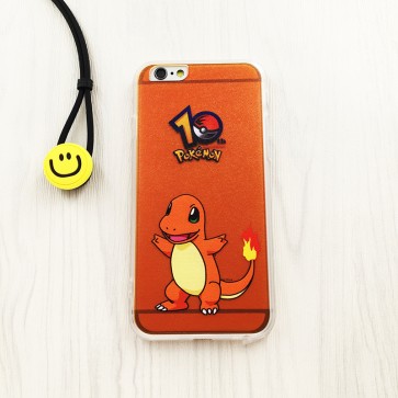Charmander Pokemon Lanygard Ring Case iPhone 6 6s