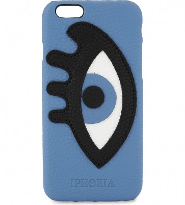 IPHORIA Appliqué Eye Faux-Leather Case for iPhone 7