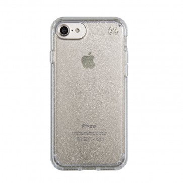 Speck Presidio Clear + Glitter Case for iPhone 7 Clear/Gold Glitter