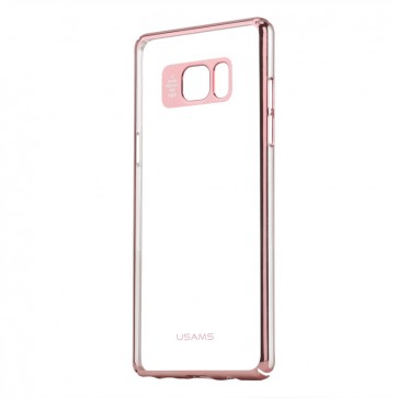 USAMS Clear Thin Metal TPU Case for Galaxy Note 7 Rose Gold