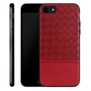 Weaved Leather Case for iPhone 8 7