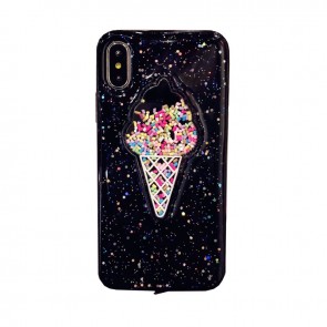 iPhone X Ice Cream Sprinkles Case