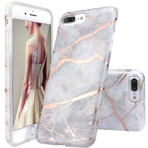 Recover White Marble iPhone 8 7 Plus Case