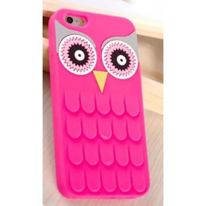 iPhone 6 Plus Silicone Owl Case