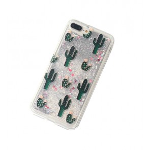 iPhone 8 7 Plus Cactus Clear Case