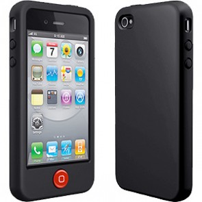 SwitchEasy Colors Silicone Stealth Black Case for iPhone 4