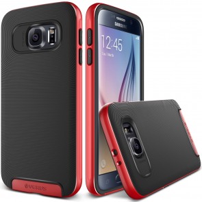 Verus Red Galaxy S6 Case Crucial Bumper Series