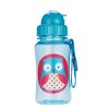 Skip Hop Zoo Little Kid Straw Bottle Owl