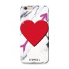 Iphoria Collection Miroir au Portable Marble Arrow Heart Red for iPhone 6 6s Plus