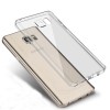 Thin Clear TPU Case with Port Covers for Galaxy Note 7 Smokey Black