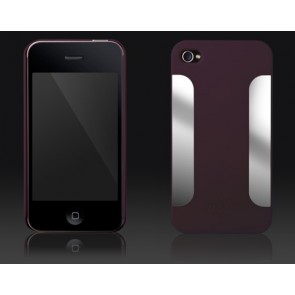 Mere Thing Para Blaze Collection Burgundy Rød iPhone 4 Case