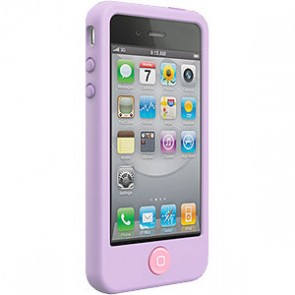 SwitchEasy Colors Pasteller Lilac Lilla Silikone Taske til iPhone 4