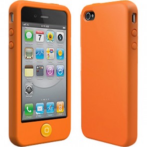 SwitchEasy Colors Saffron Orange Silikone Etui til iPhone 4
