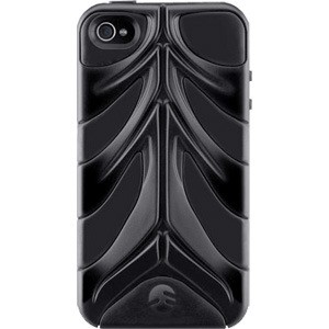 Switch CapsuleRebel Black Spine Hard Shell Case för iPhone 4 4S