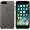 Leather Case for Apple iPhone 7 / 8 Plus Storm Gray