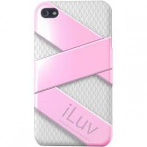 iLuv iPhone 4 Fusion Dual Layer Case (Pink & White)