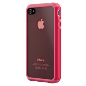 Switcheasy Recortar Funda De Color Rosa Híbrida Para El iPhone 4 De La Manzana