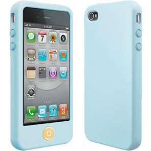 Colores Pasteles Switcheasy Funda De Silicona Bebé Azul Para El iPhone 4