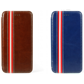 Leather Stripe Fashionable iPhone 6 Plus Case